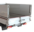 Heckaufsatzbordwand mit 2 Flügeln aus Aluminium-Vollblech