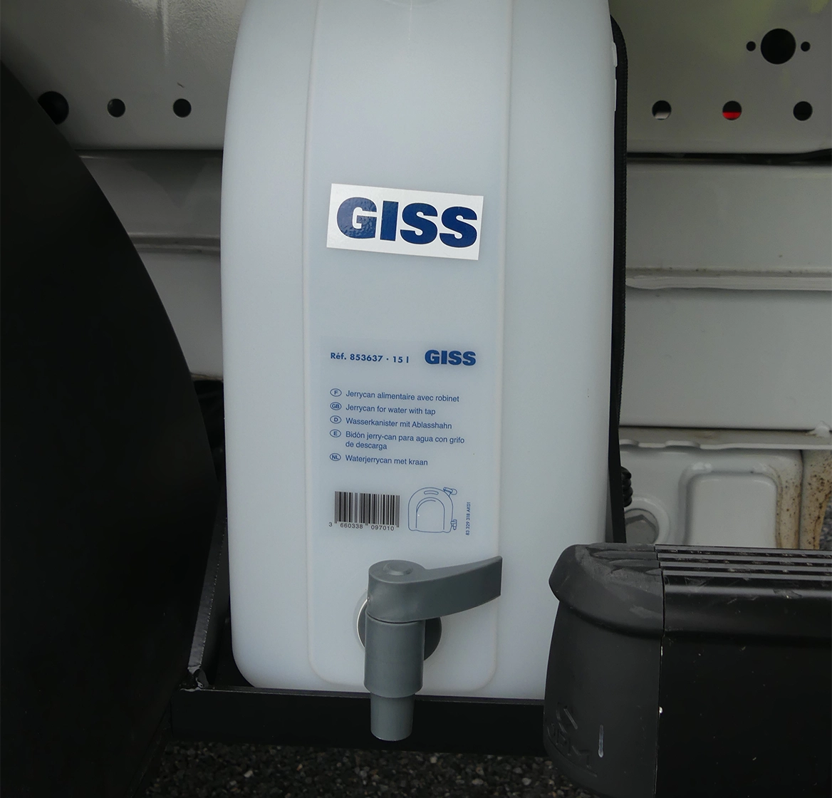 Kit serbatoio d'acqua 15L con supporto di fissaggio