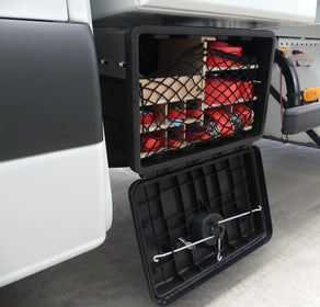 Caja de almacenaje de cinchas