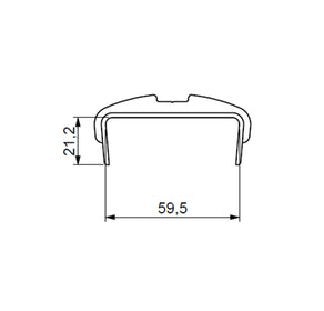 Protection pour porte-échelle GRILLAGE