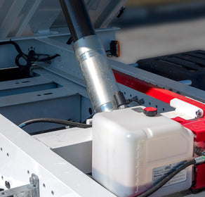 Unidad de electrobomba para volquete trasero