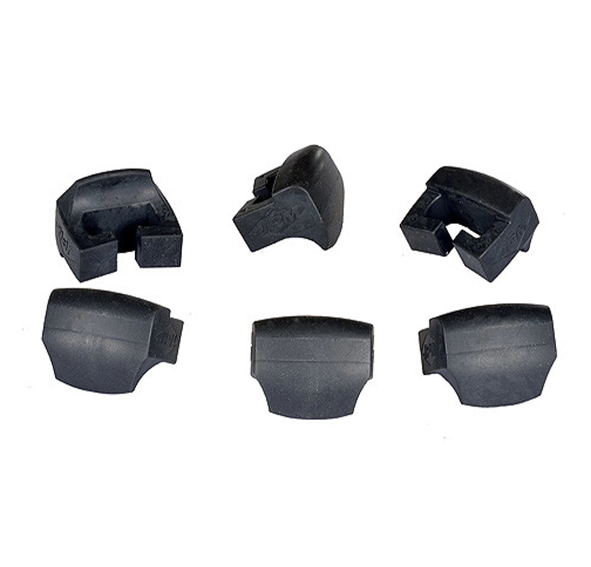 Set de 6 topes de goma para lateral