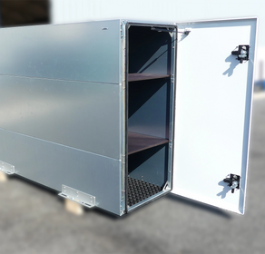 Koffer achter cabine aluminium - Beschikbaar vanaf oktober 2026