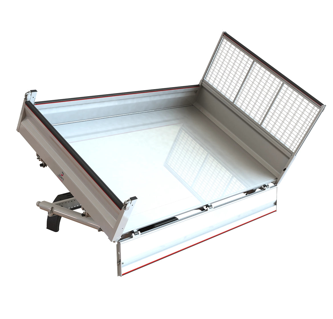 Volquete trilateral Entreprise de aluminio 55